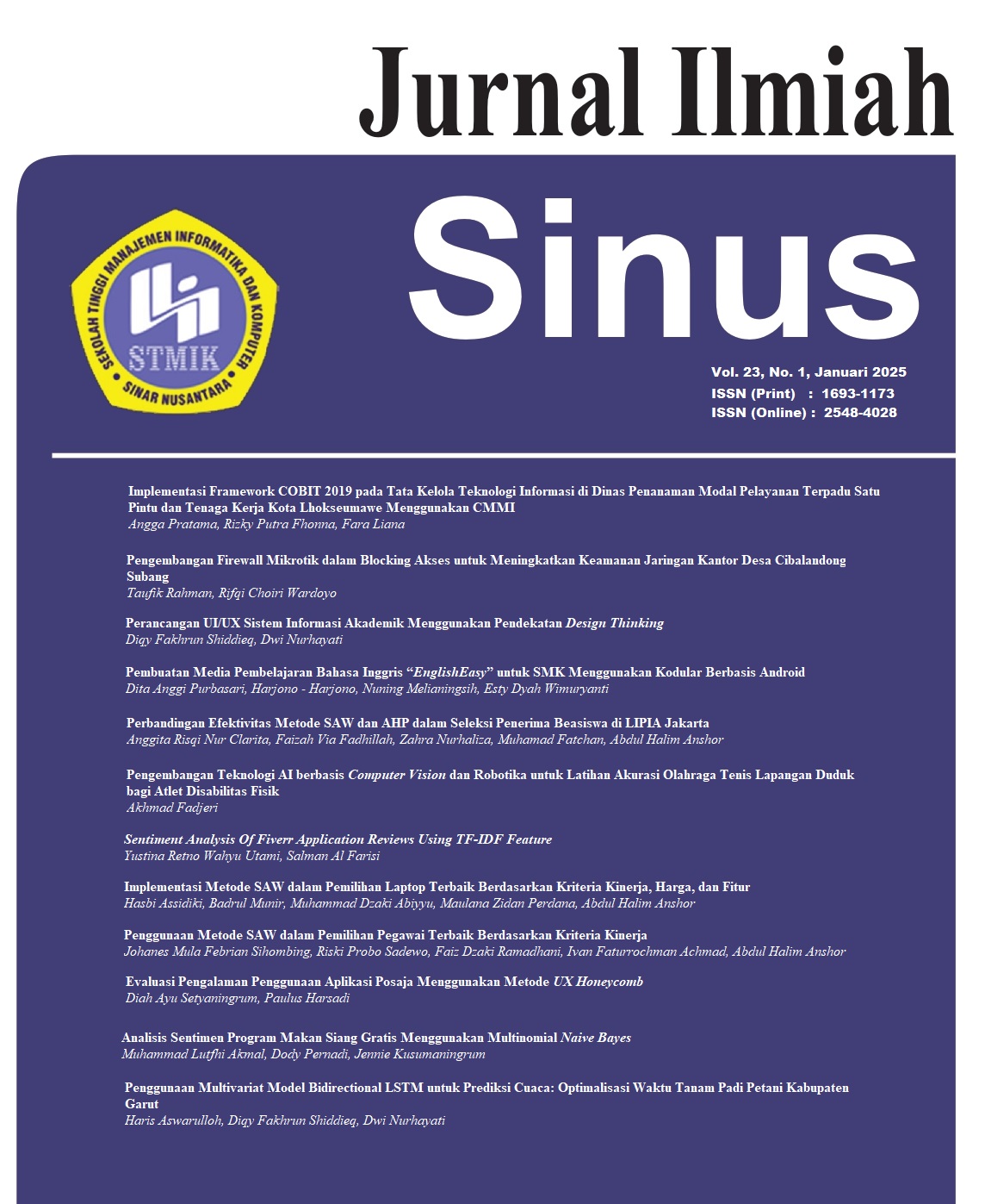 Cover Page